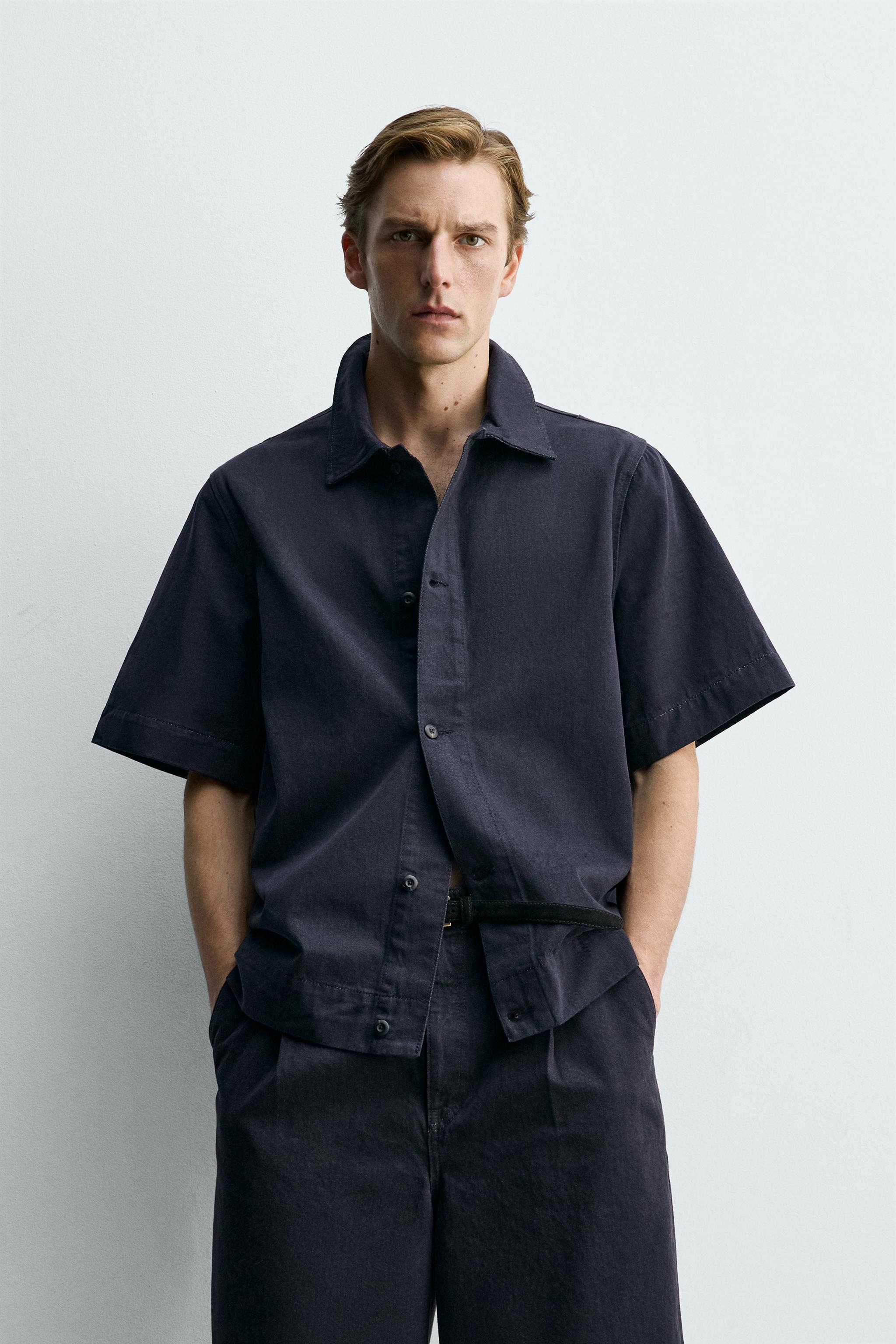 RELAXED FIT DENIM SHIRT